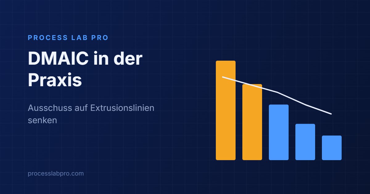 DMAIC in der Praxis: Ausschuss auf Extrusionslinien senken