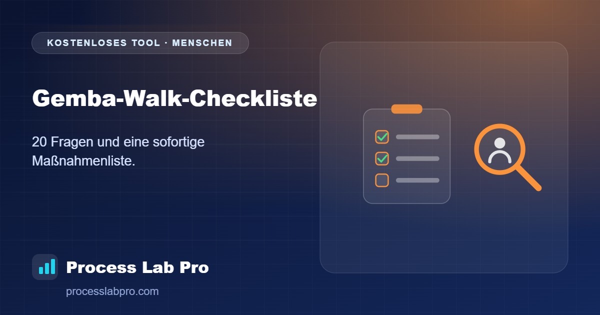 Gemba-Walk-Checkliste – Process Lab Pro